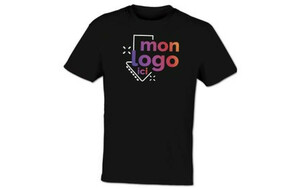 T-shirt coton couleur multicolore