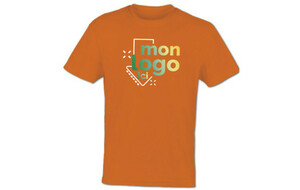 T-shirt coton couleur multicolore